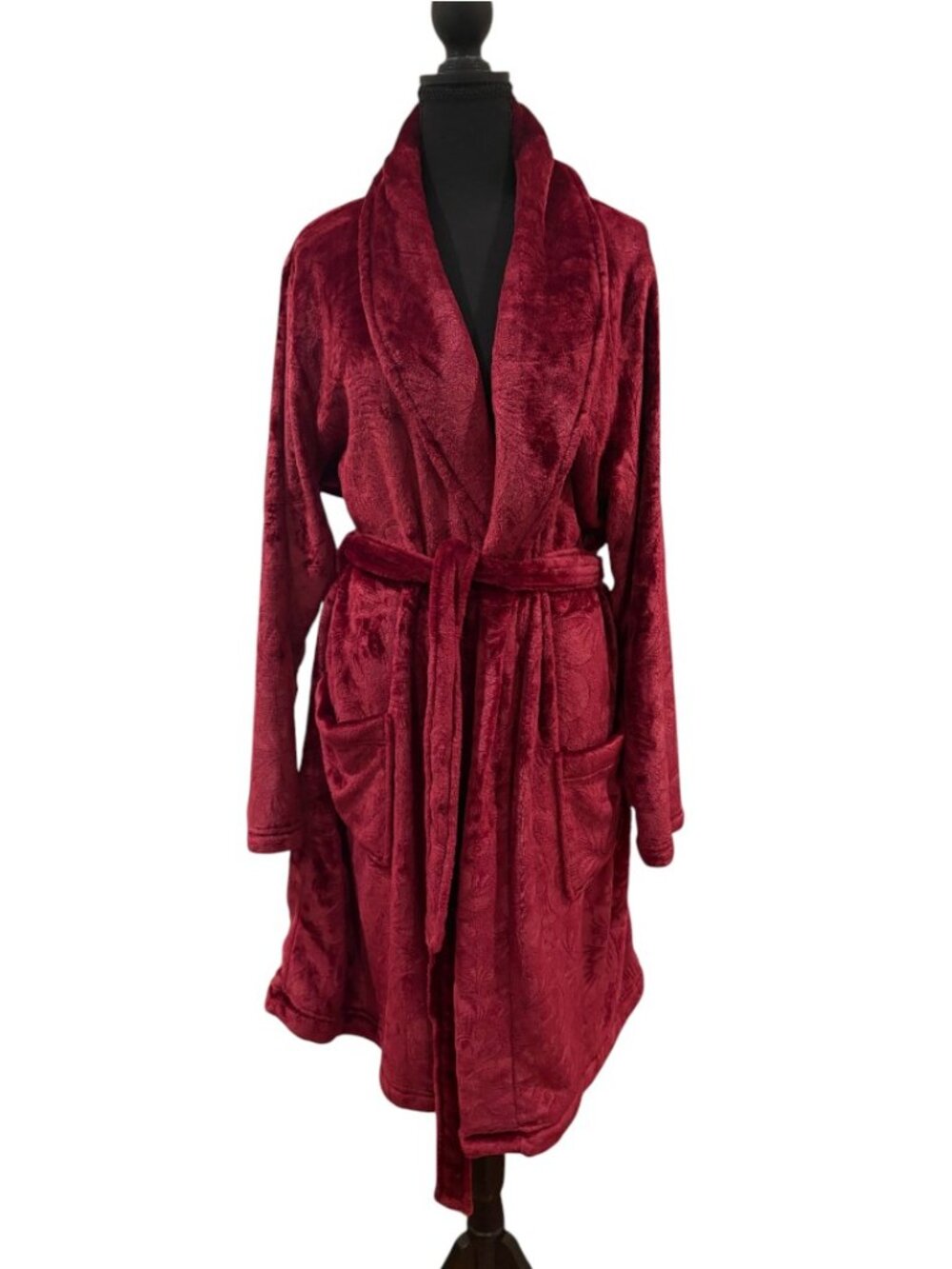 Daydream Womens Plush Floral Robe
